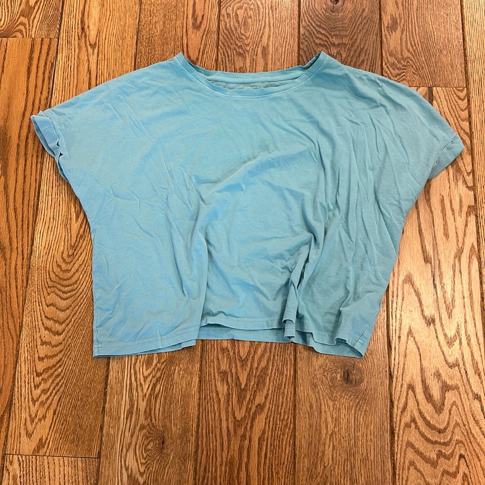 Gap cap sleeve crop top